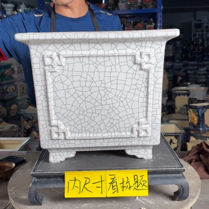 一风堂石湾花盆 内25*23