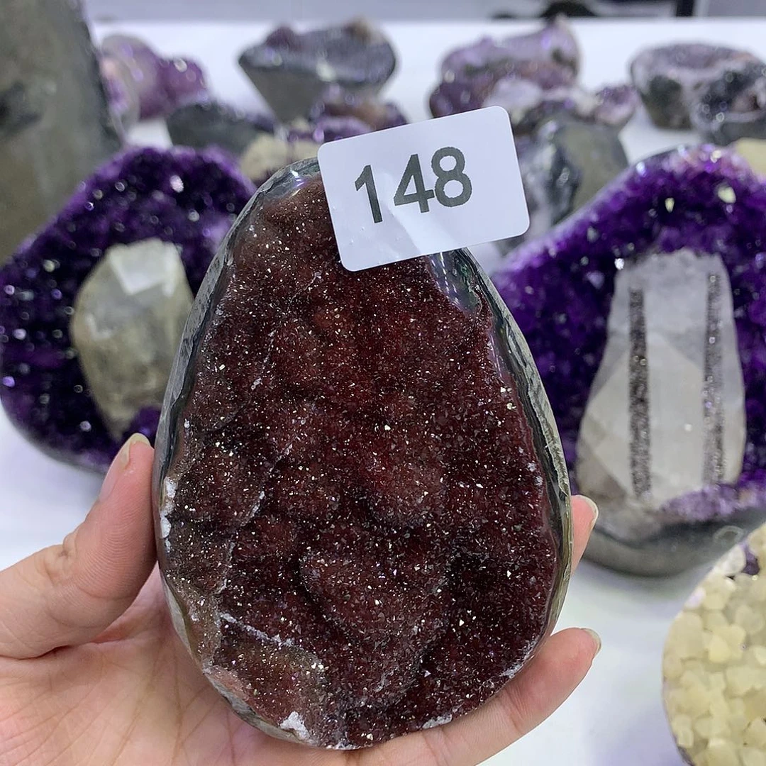 用***3大型摆件（非配饰）紫晶未镶嵌