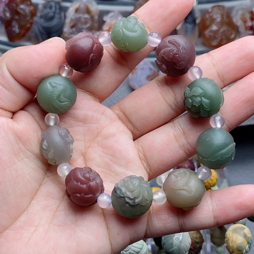 【闪购商品】未镶嵌手串定制石英质玉