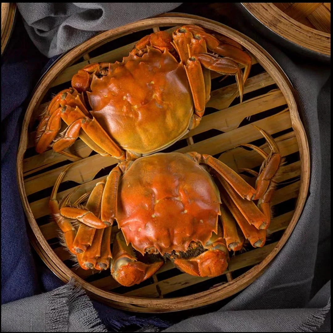 【活蟹】苏州大闸蟹 4.5两公蟹纯公蟹 6只送2只 鲜活湖蟹源头直发