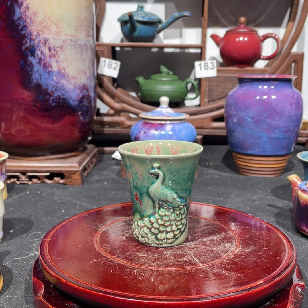 中国神后钧瓷闻香杯