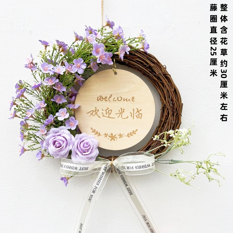 田园墙面壁挂装饰墙壁装饰服装店卧室客厅进门口墙上遮丑挂件门牌