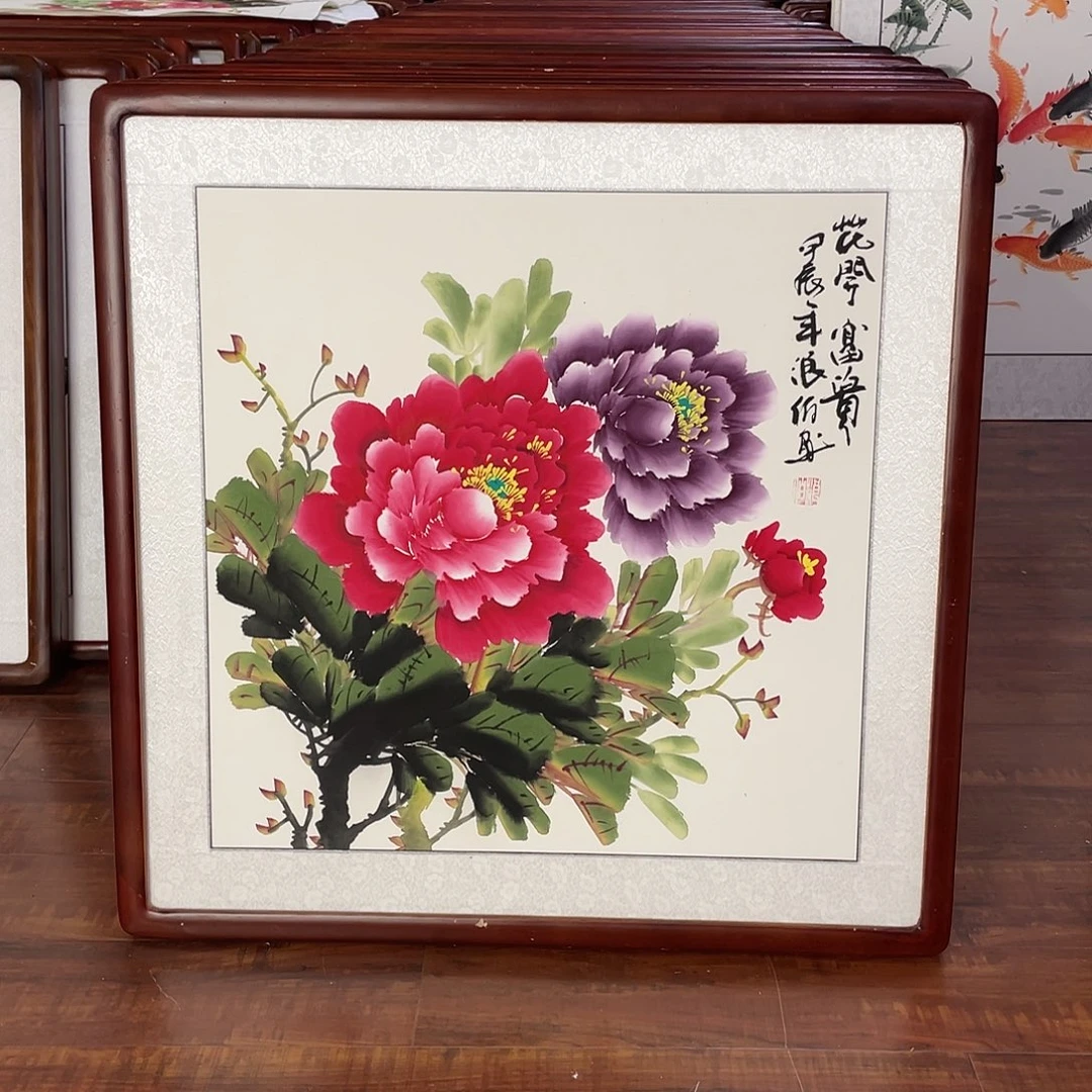 国画带框尺寸63*63厘米