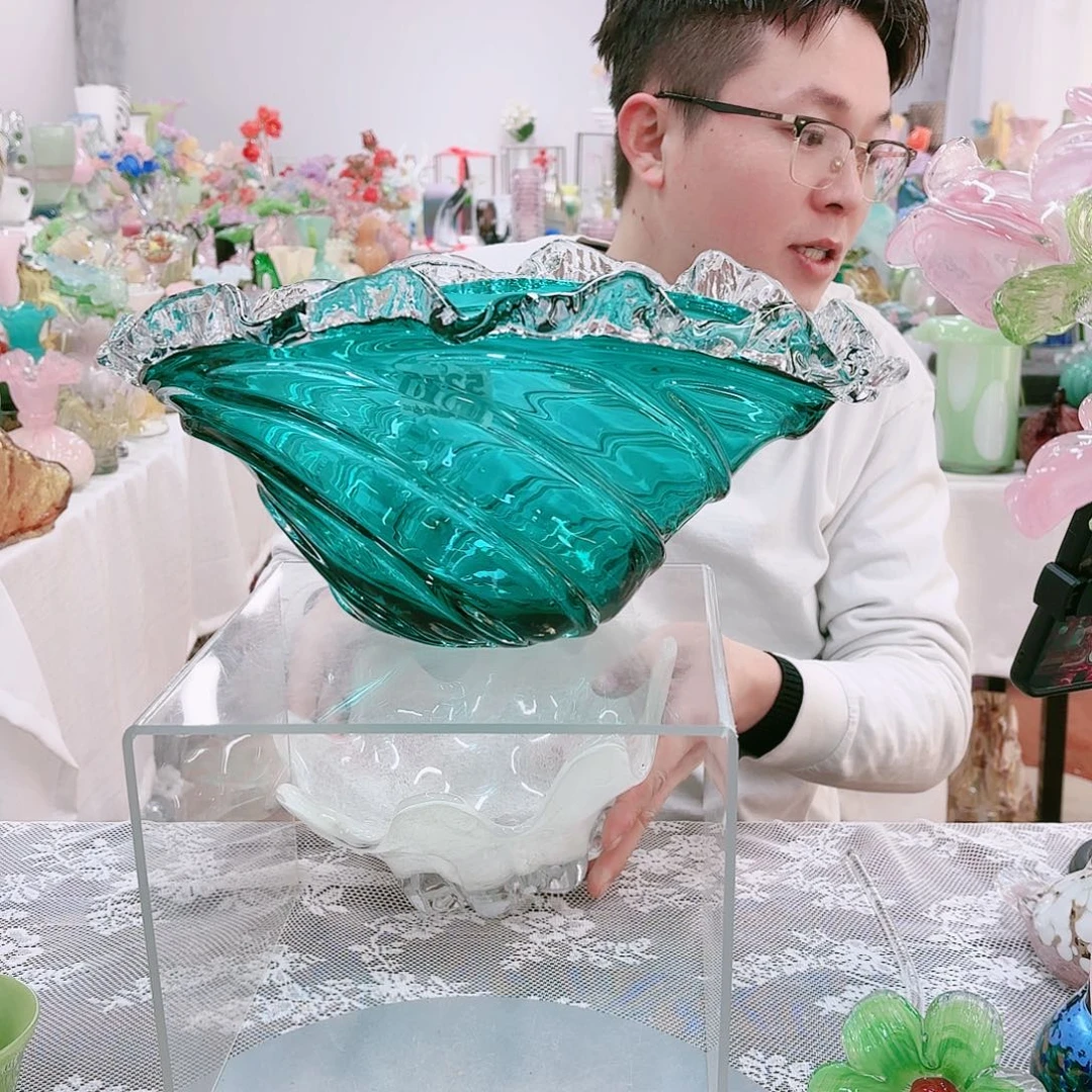 福利不退不换琉璃花瓶艺术品