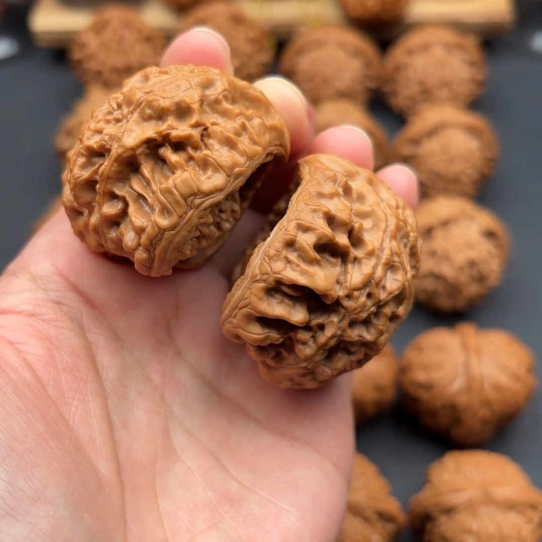 文玩核桃把件官帽聚宝盆49