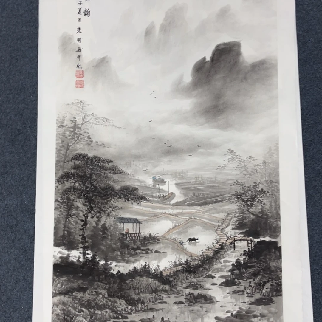 国画手绘画作品和绘画