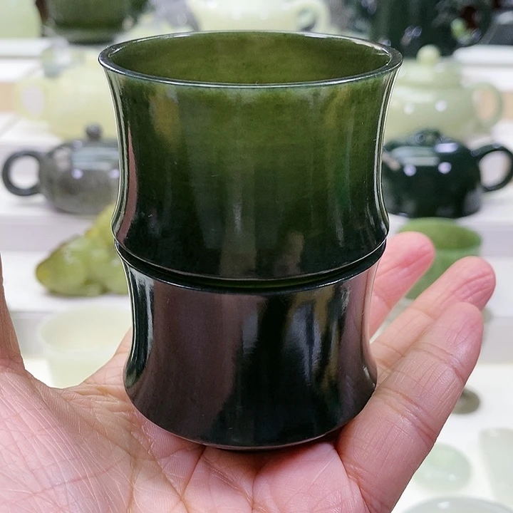 未镶嵌和田玉挂件茶杯