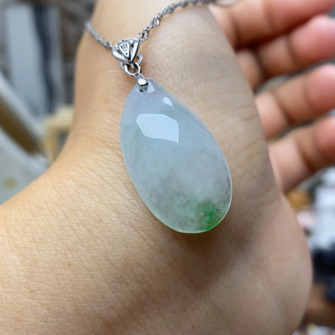 【闪购商品】颈饰银S925镶嵌翡翠4