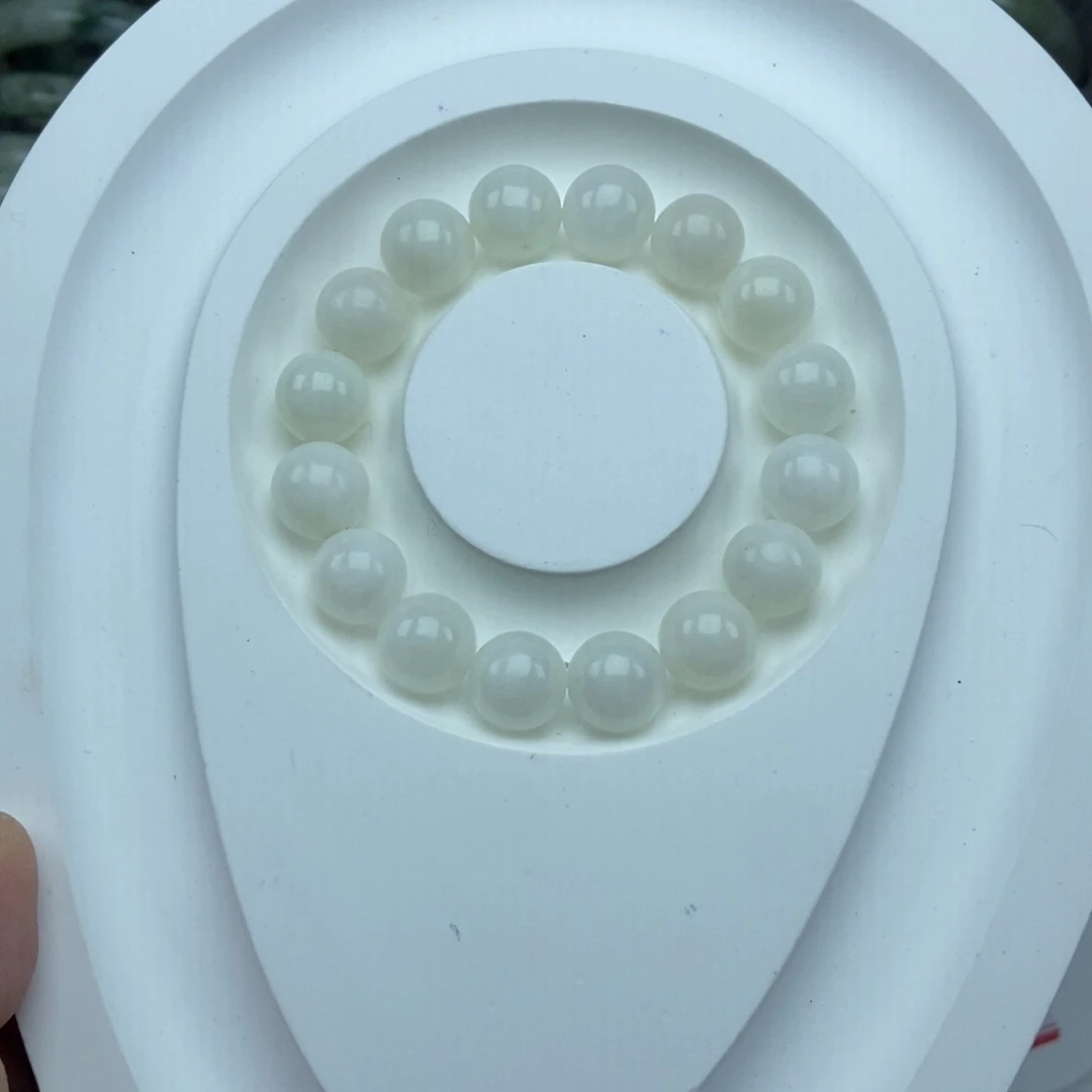 蛇纹石玉未镶嵌手链