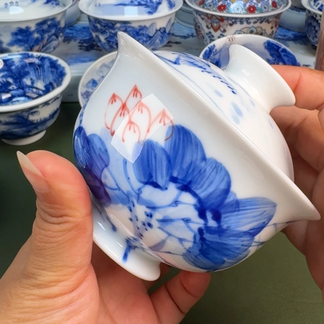 景德镇纯手绘茶具圆圆239