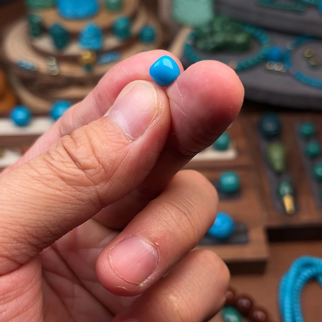 绿松石未镶嵌6.6暴力蓝老型