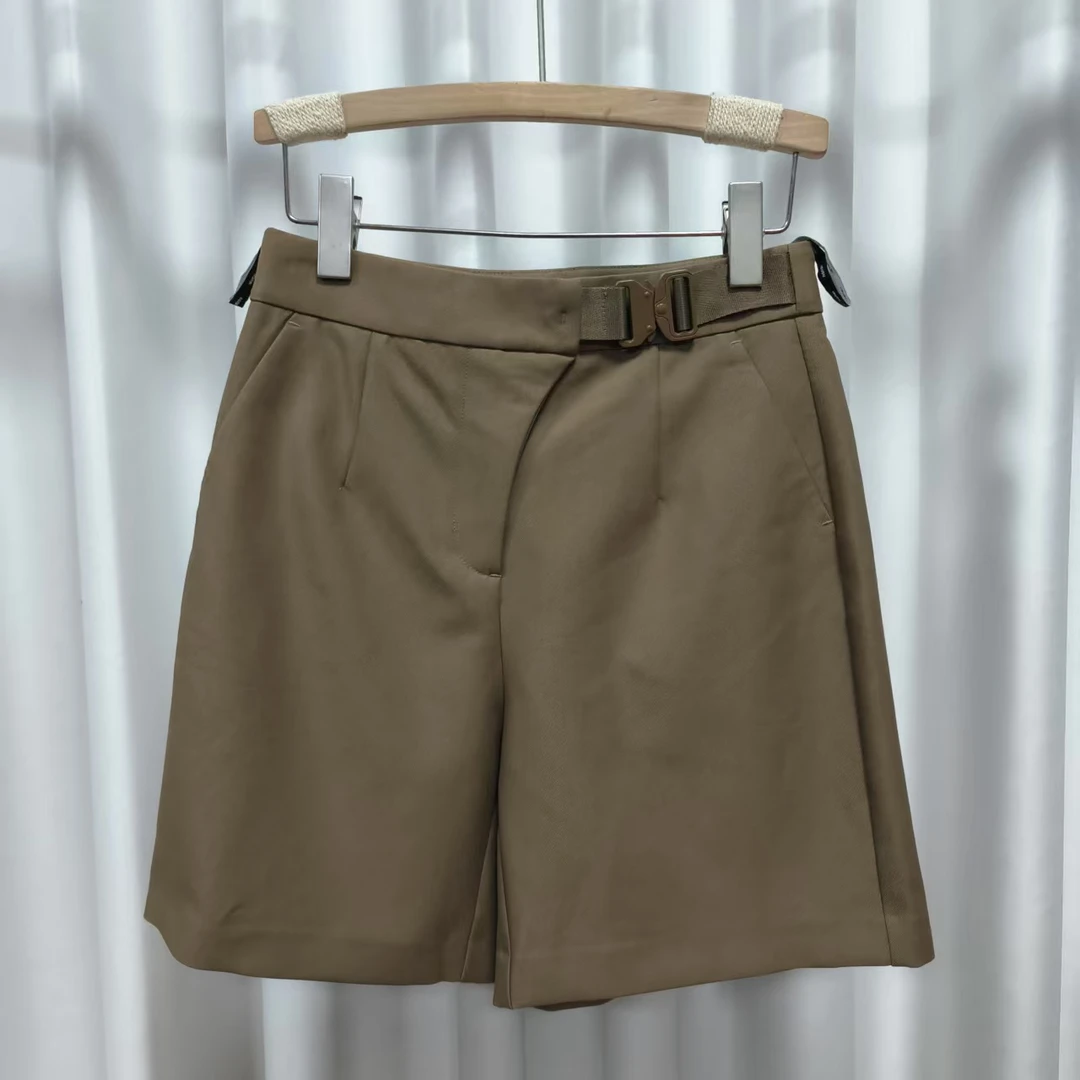 【三C・伊】Z284  女装时尚休闲西装短裤咖色Y22320102K31