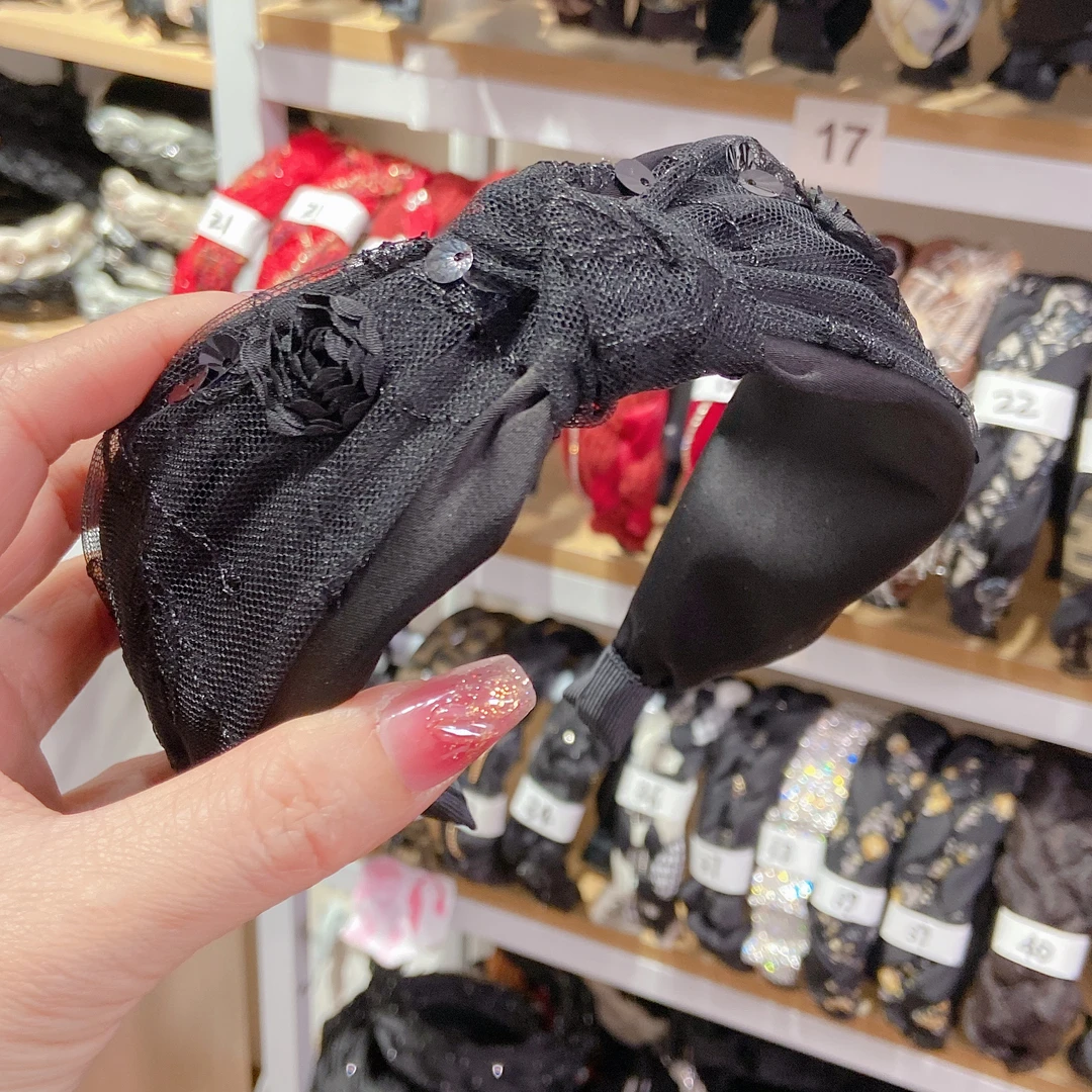 打结新款设计师款定制发箍百搭韩国加宽个性发箍