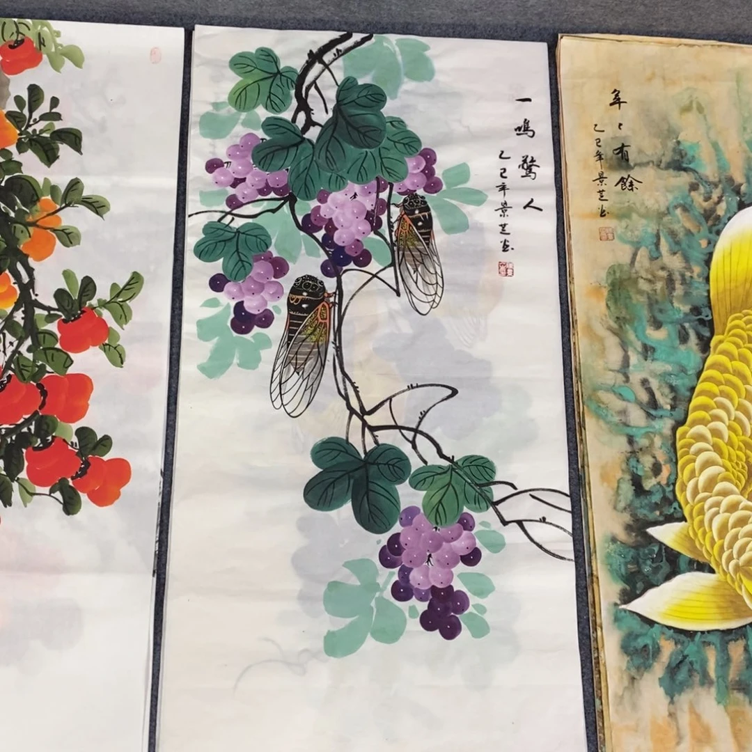 国画尺寸100✖️50三尺手绘画