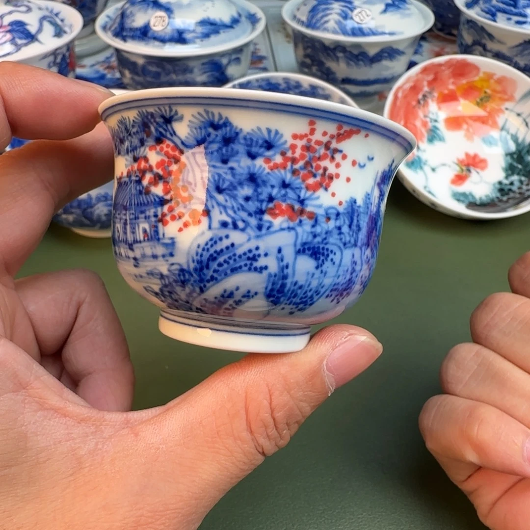 陶纯手工纯手绘茶具292