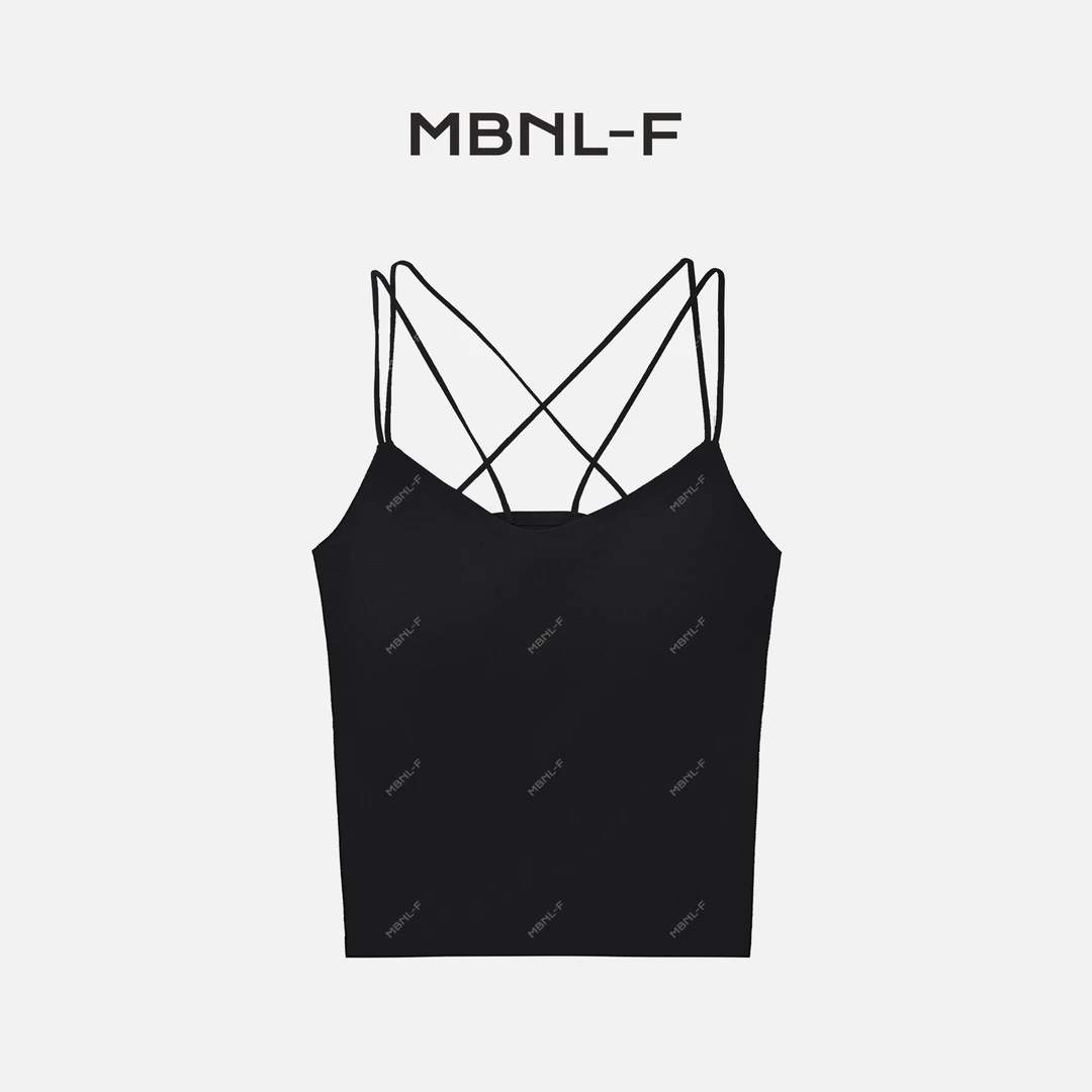 MBNL-F "春日必备" 百搭双肩带吊带背心-带胸垫 秦磊XM-XBX3018