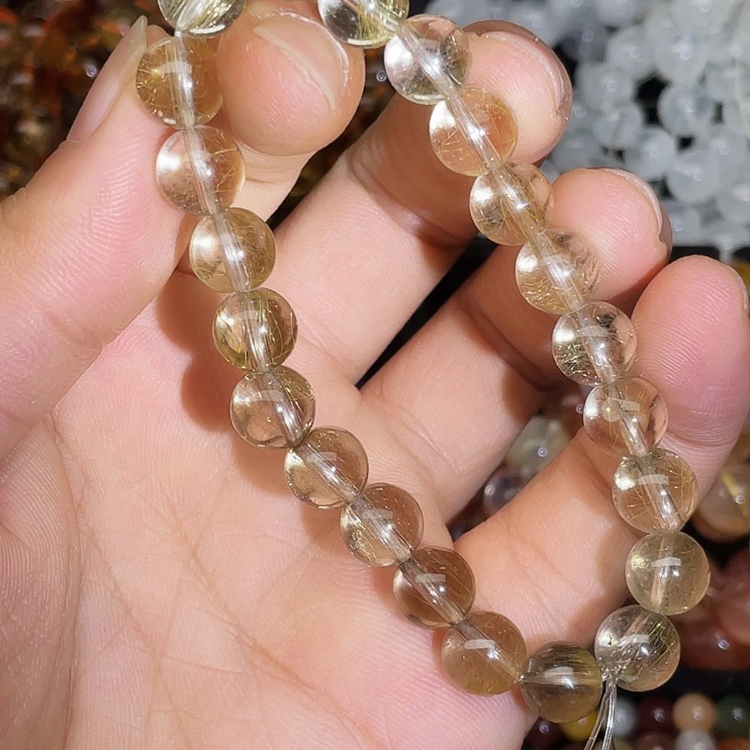 未镶嵌手链水晶金发晶9