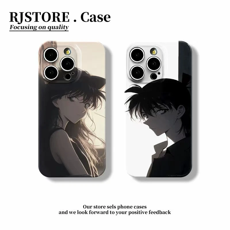 小兰和新一适用于苹果16菲林手机壳oppo华为vivo小米15荣耀个性潮