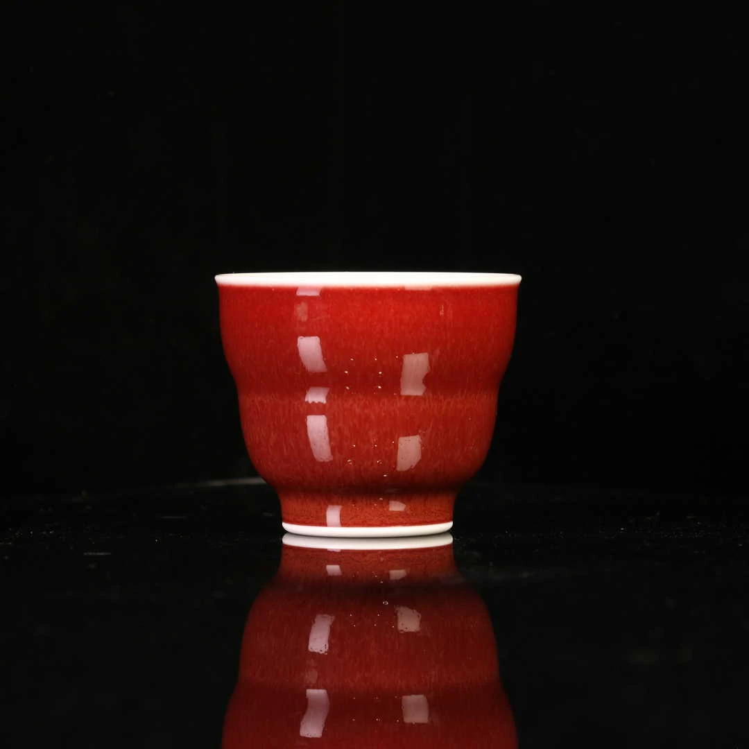 【央广甄瓷】逸古堂 郎红葫芦杯