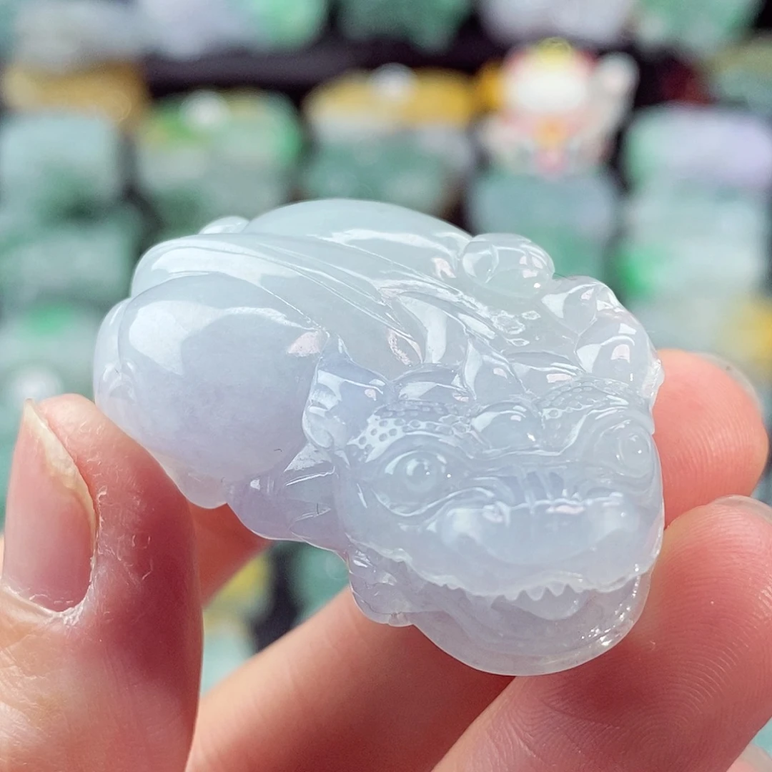 颈饰未镶嵌翡翠天然