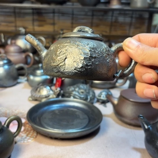 锋***壶庄诚柴烧坭兴陶壶