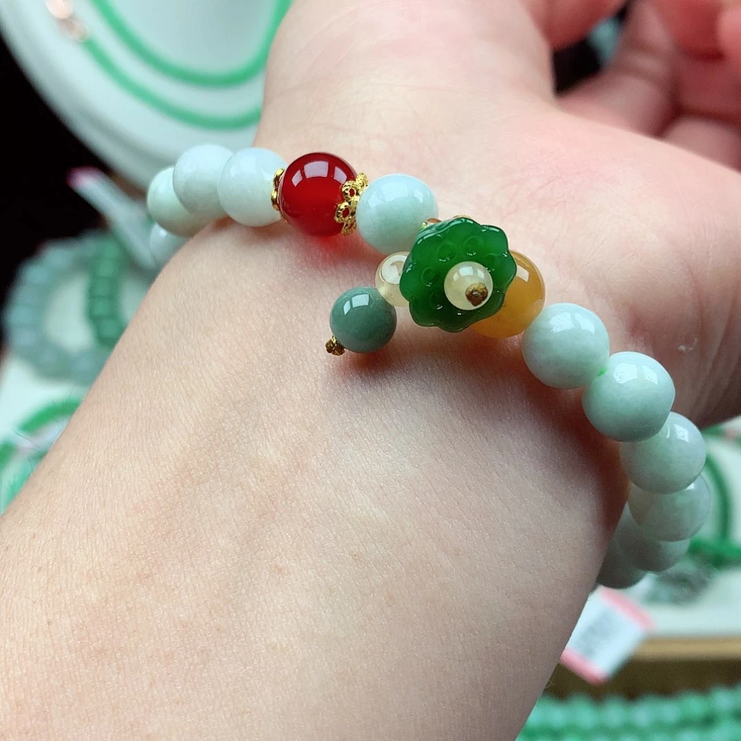 未镶嵌手链翡翠翡翠