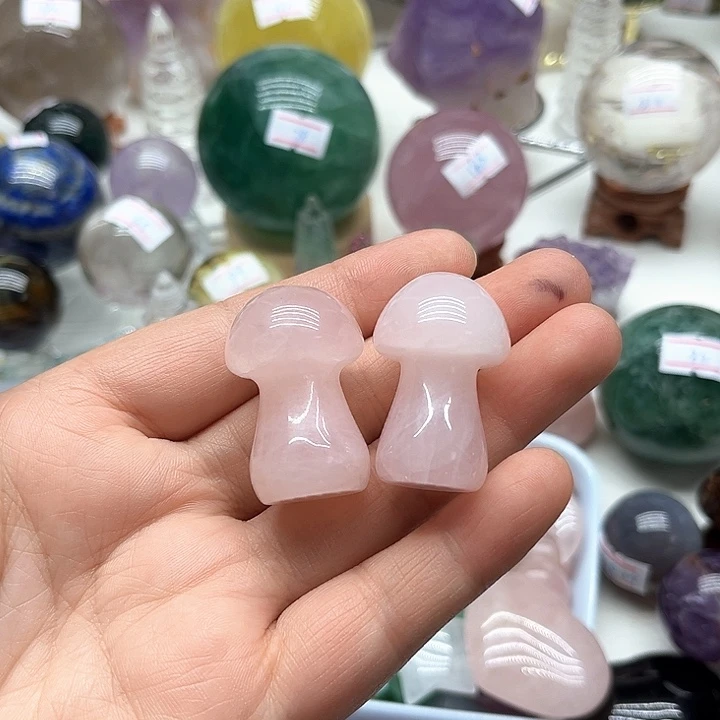 45克粉水晶葫芦未镶嵌水晶水***鱼