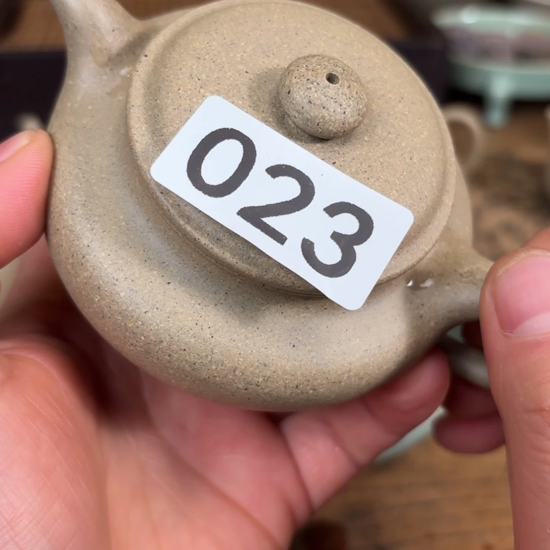 紫砂茶壶清**语小品仿古壶青段