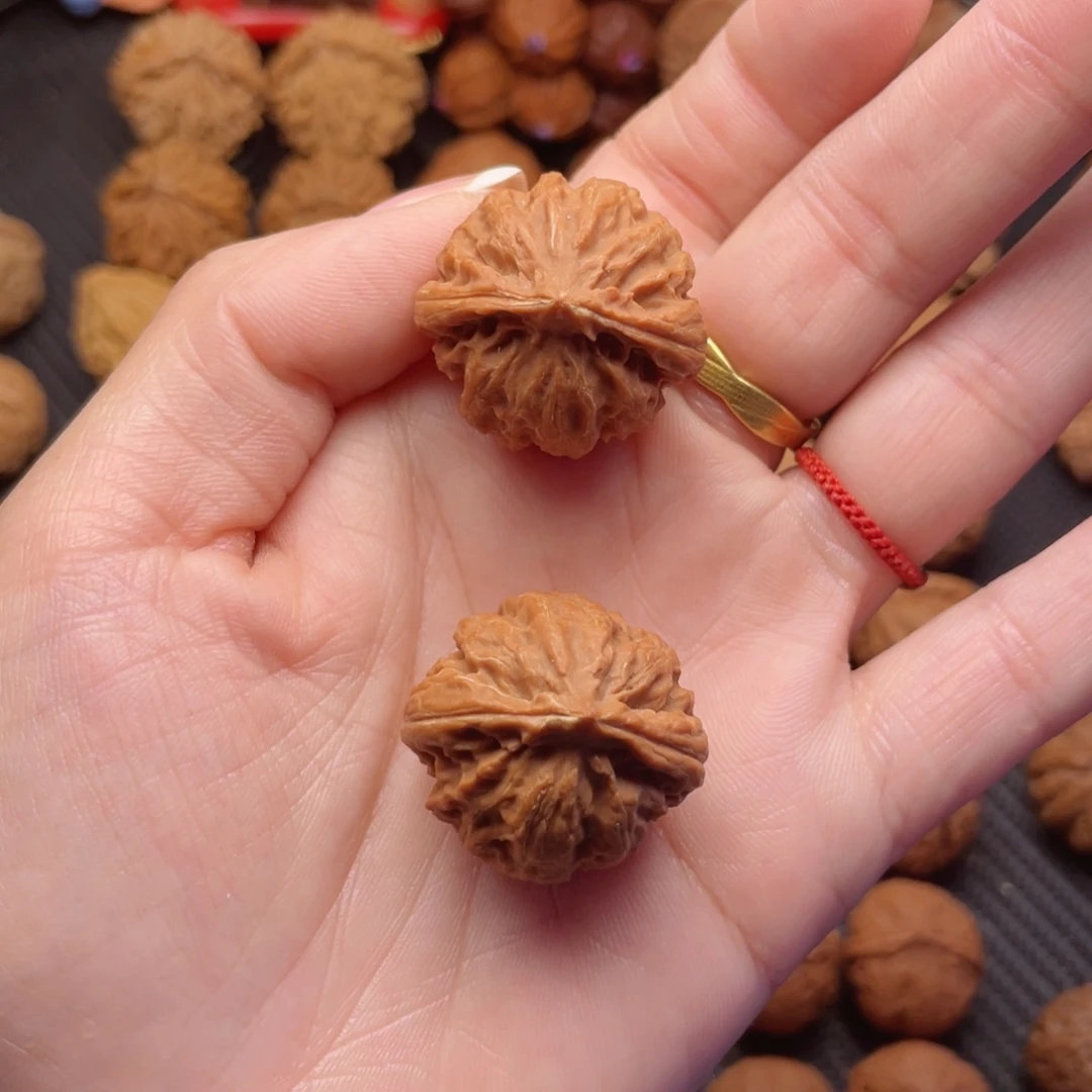 ****七文玩核桃把件官帽