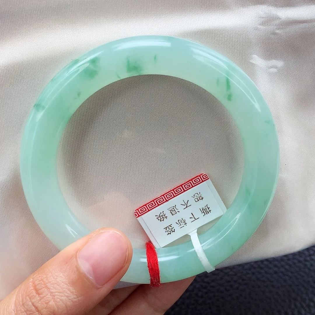未镶嵌手镯翡翠53 芙蓉底