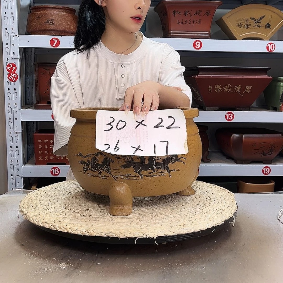 紫砂花盆紫砂花盆