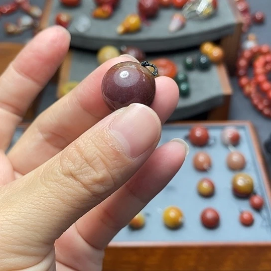 未镶嵌单珠17多样性发南红玛瑙