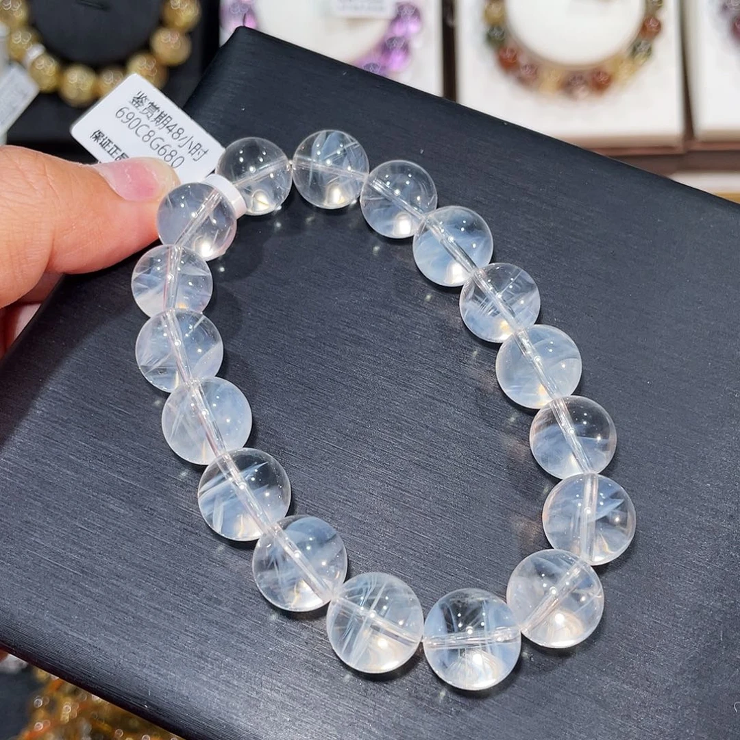 手链未镶嵌水晶高品质蓝针12.1mm