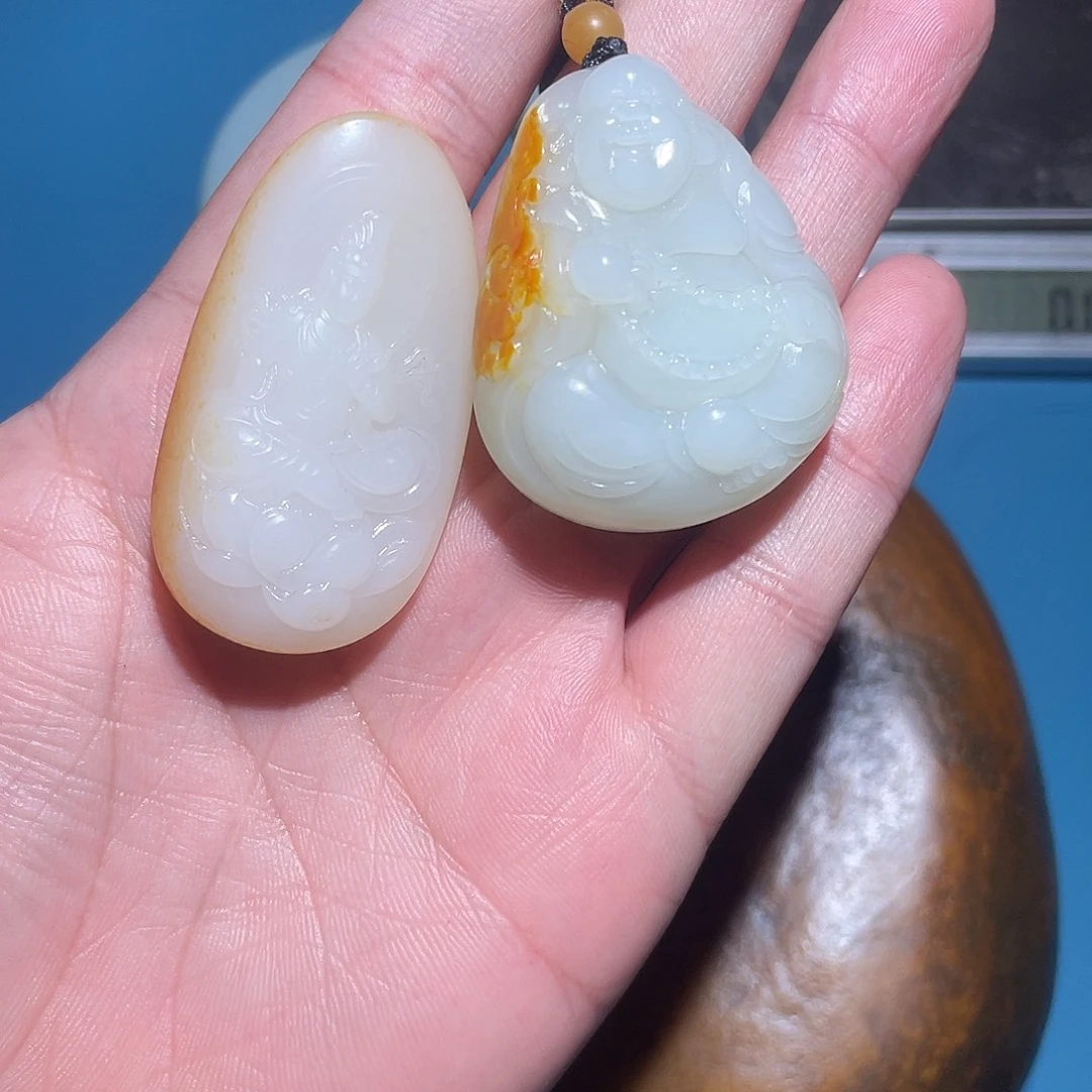 窗***秋和田玉未镶嵌颈饰