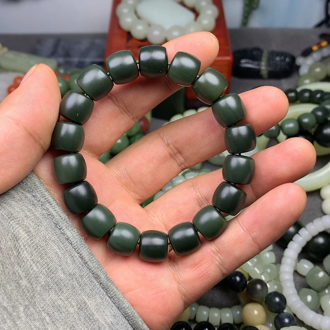 和田玉手链未镶嵌