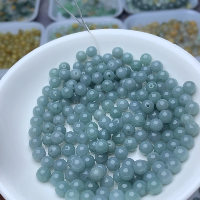 【闪购商品】翡翠手链未镶嵌卡6蓝水50个