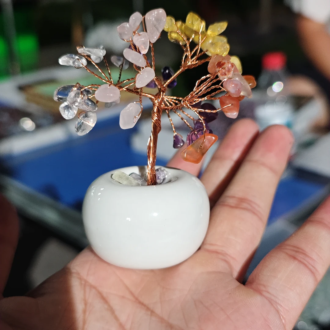 【晶雅颂】水晶树摆件 多样性发一件  TS190