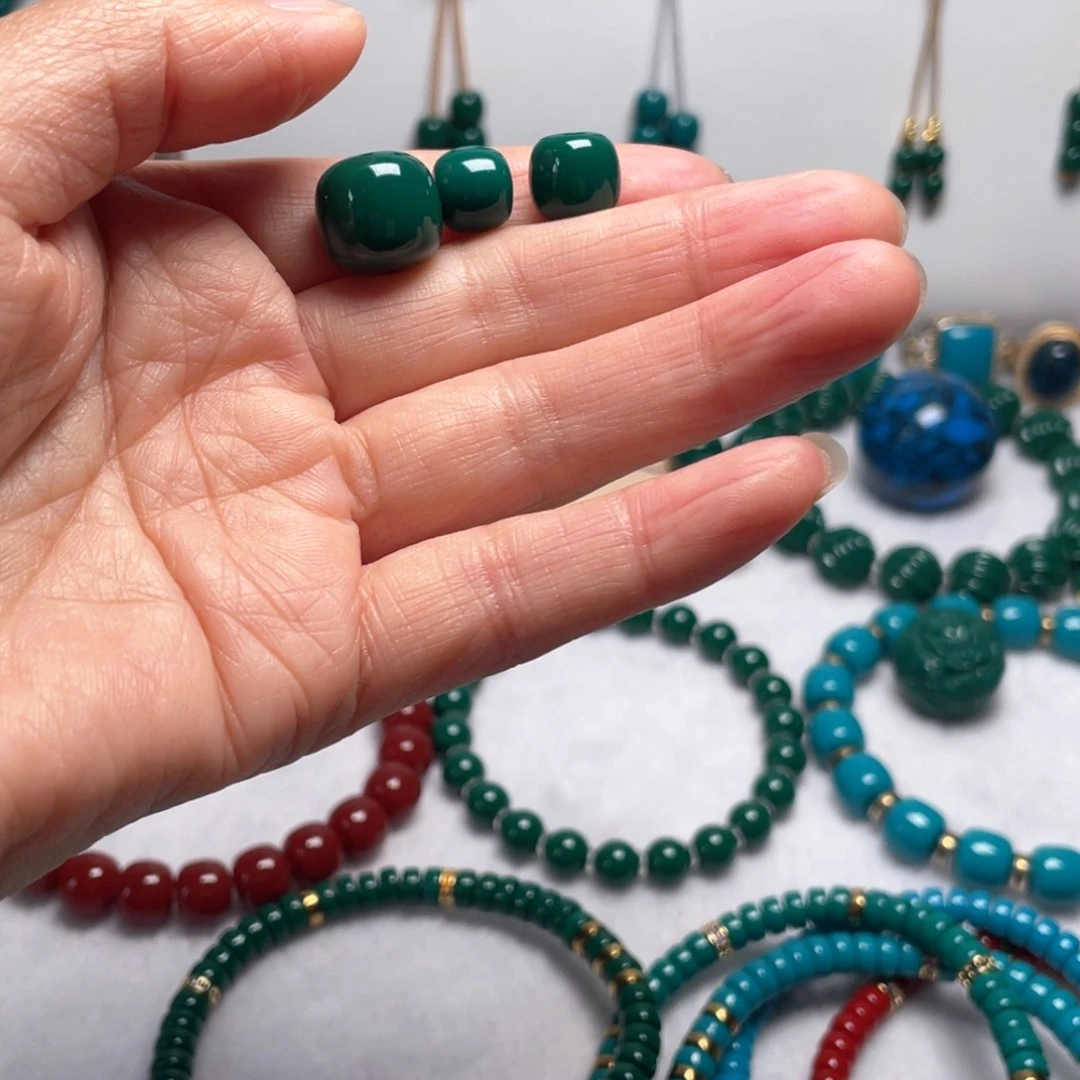 石材孤**神卡13老油绿一颗