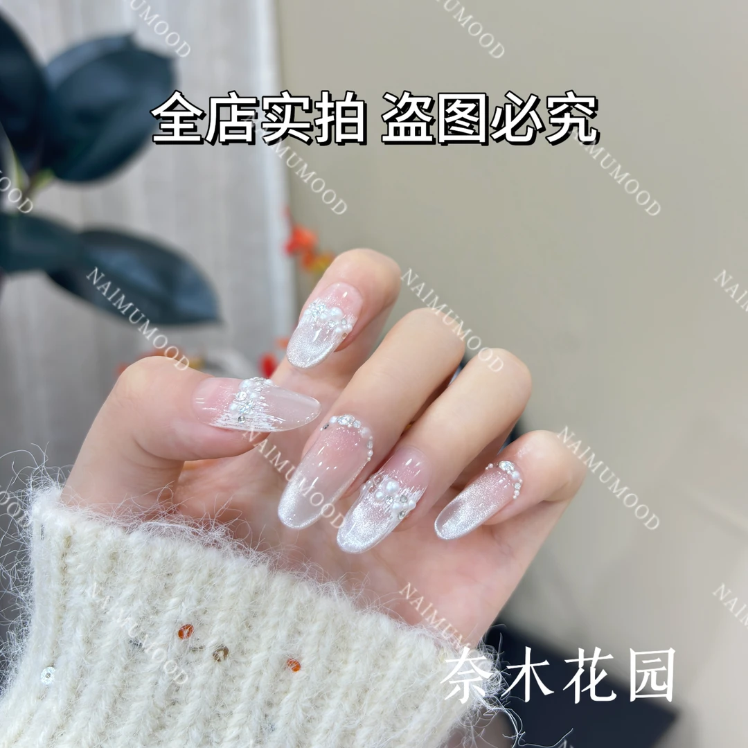 【石膏蝴蝶】奈木花园手工穿戴甲--新年美甲