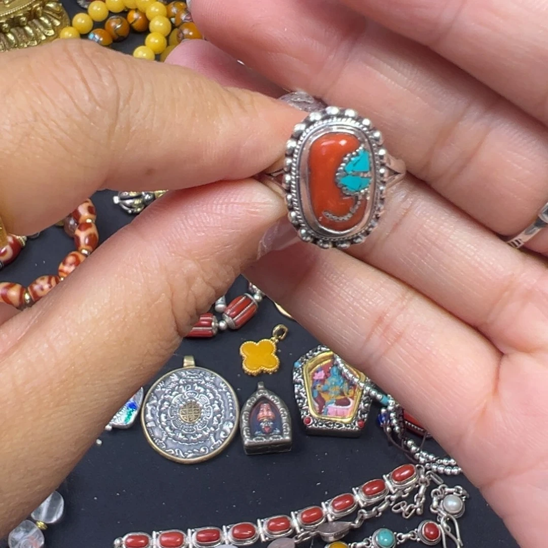 ζ***。泥塑藏传菩提金属