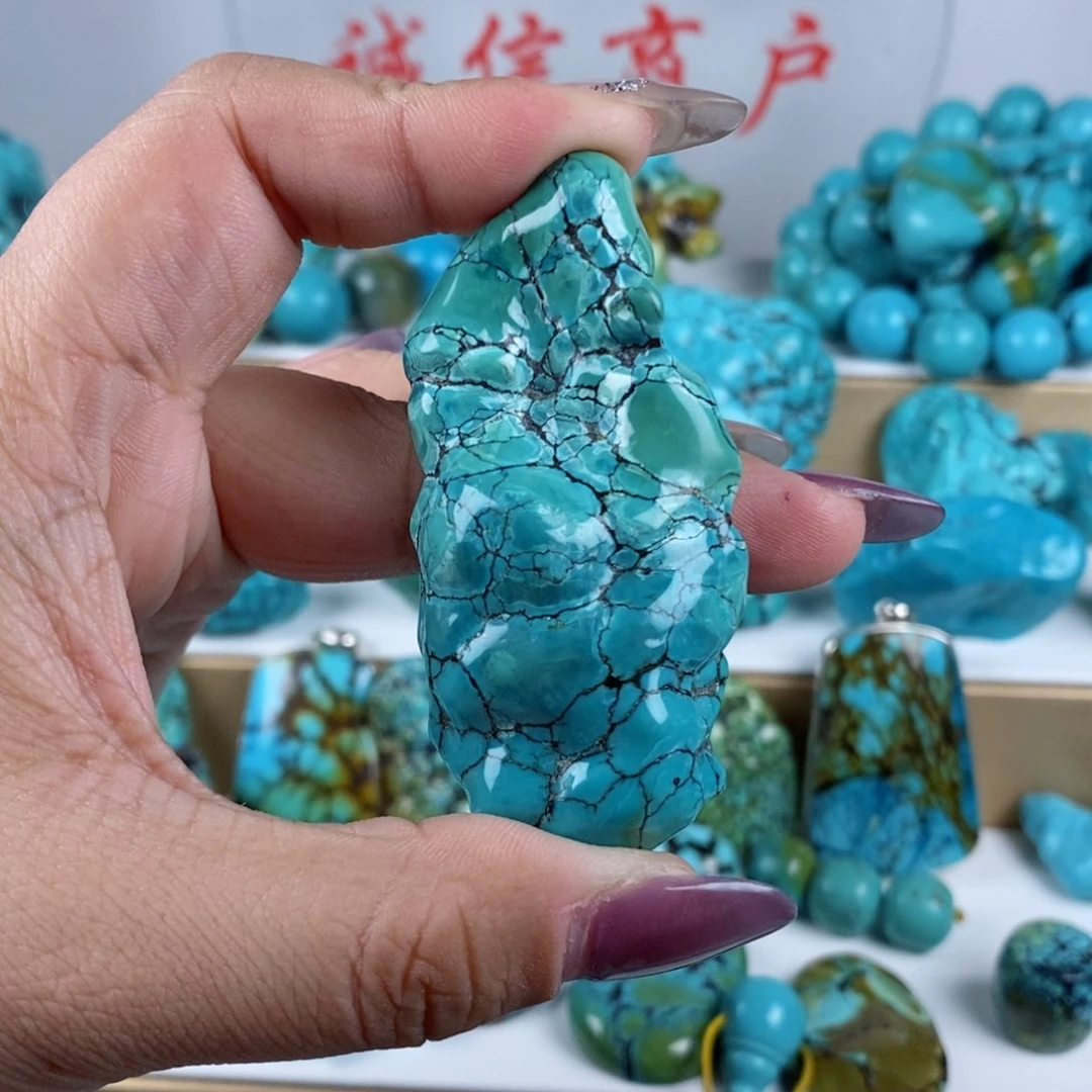 功*猫高瓷蓝精品大随型