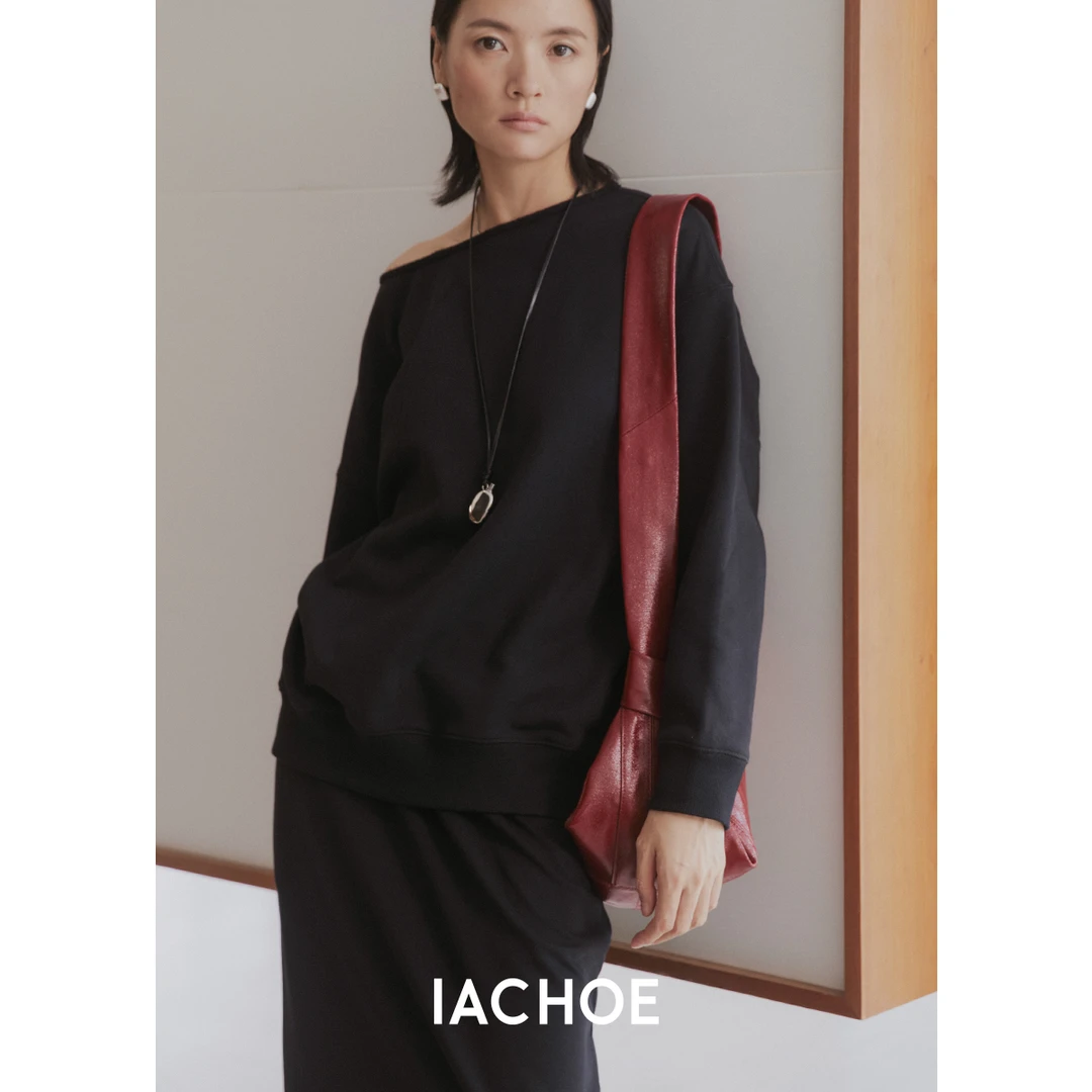 IACHOE露肩卫衣3561508001