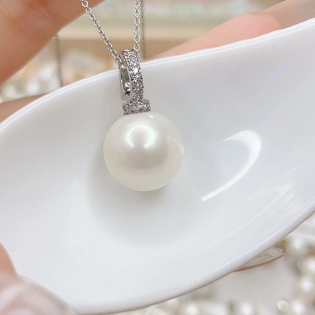 淡水珍珠未镶嵌吊坠(赠链)