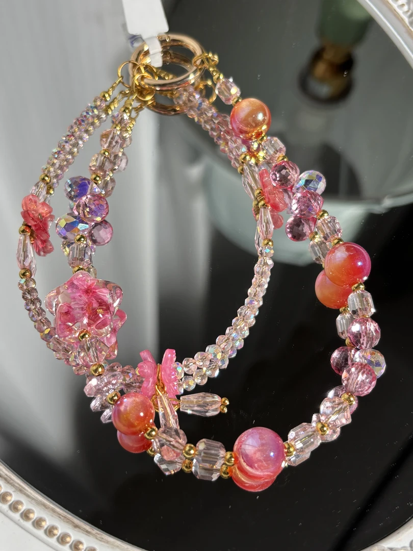 024编码绯樱花园小猫原创手机链手机饰品手机挂件