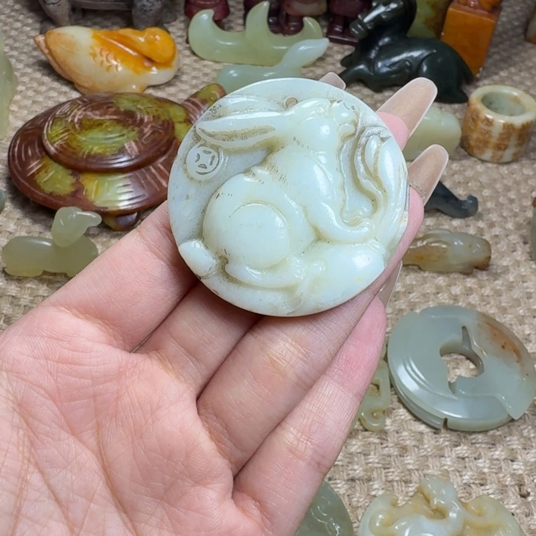 吊坠白玉菩提挂件