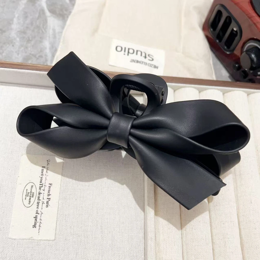 高级质感蝴蝶结发抓鲨鱼夹J2213