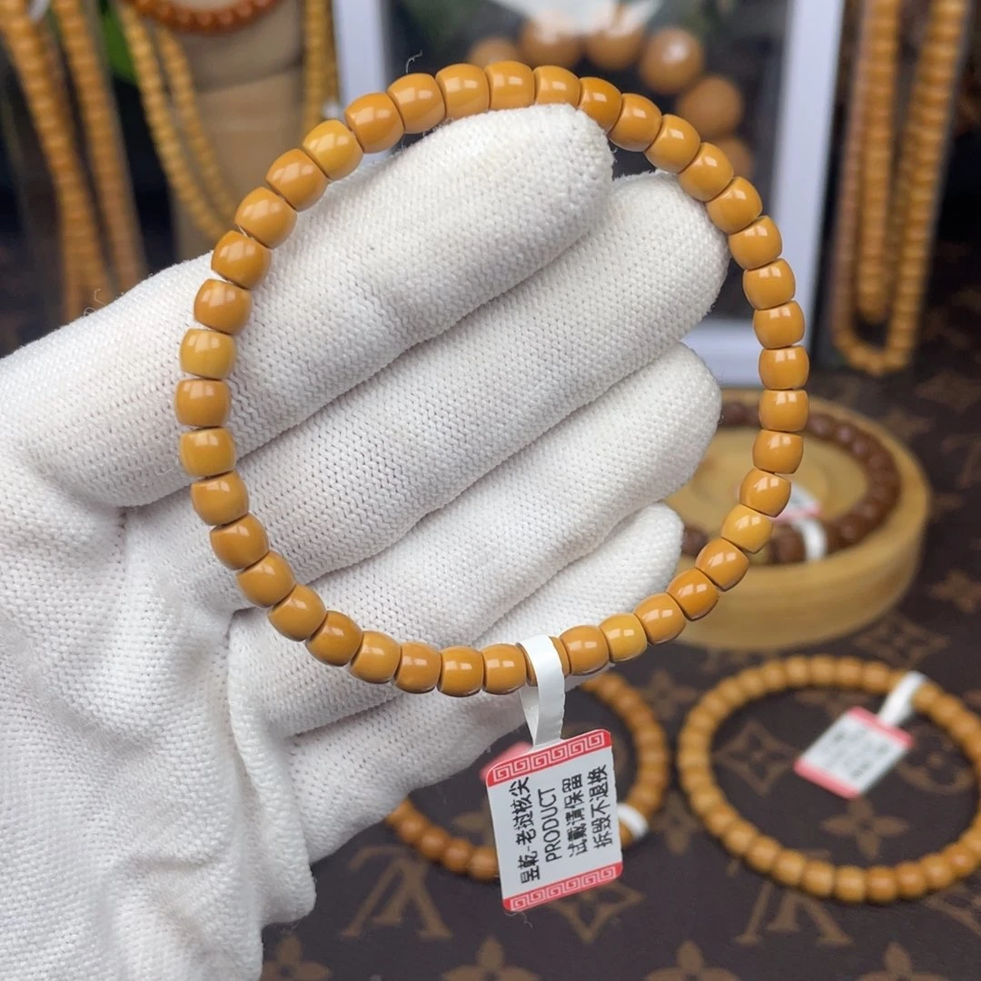 橄榄核手串老挝核尖直切单圈0.54