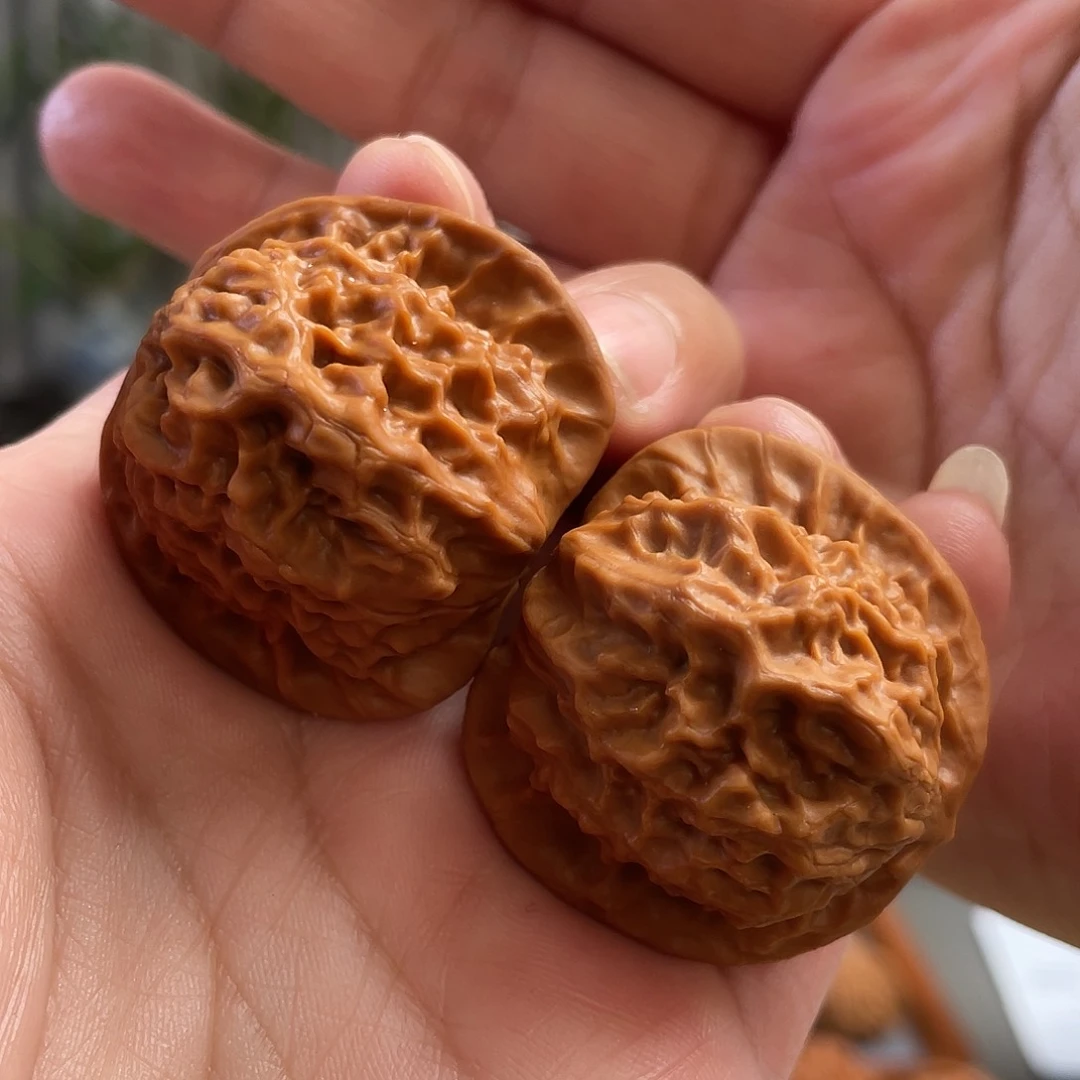 桃核把件38×36尺精修打底瓷娃娃CN01317