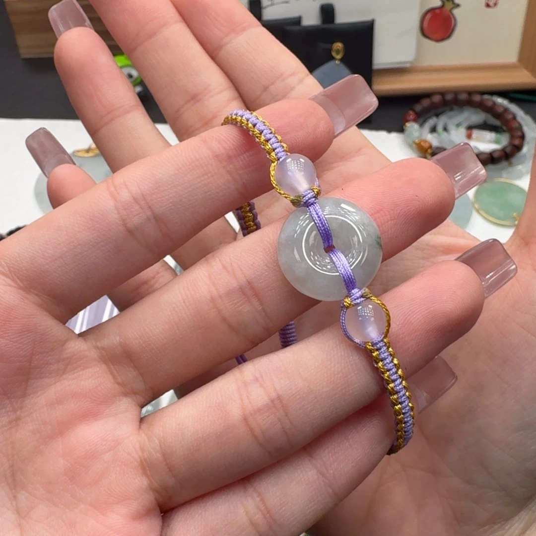 云***清未镶嵌手绳翡翠翡翠