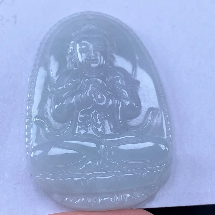 颈饰未镶嵌翡翠大日如来吊坠